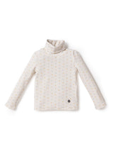 Polera Manga Larga Aster Niña Blanco