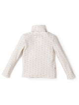 Polera Manga Larga Aster Niña Blanco