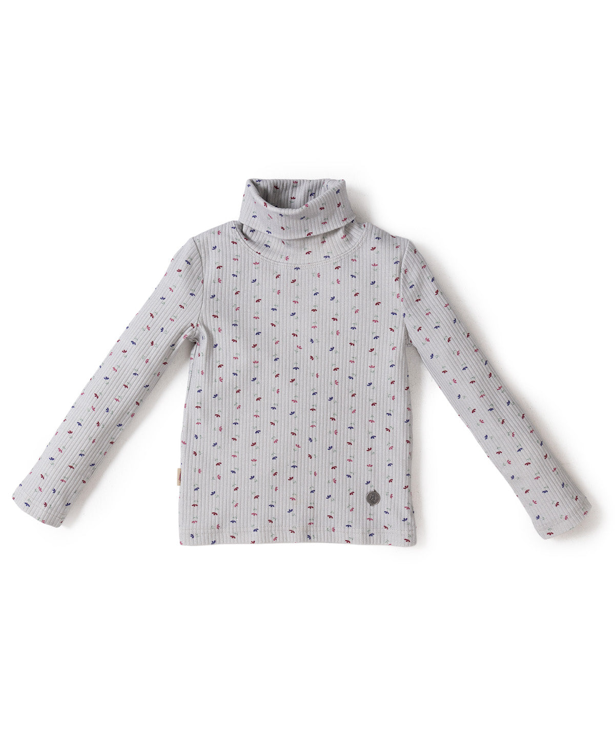 Polera Manga Larga Aster Niña Gris