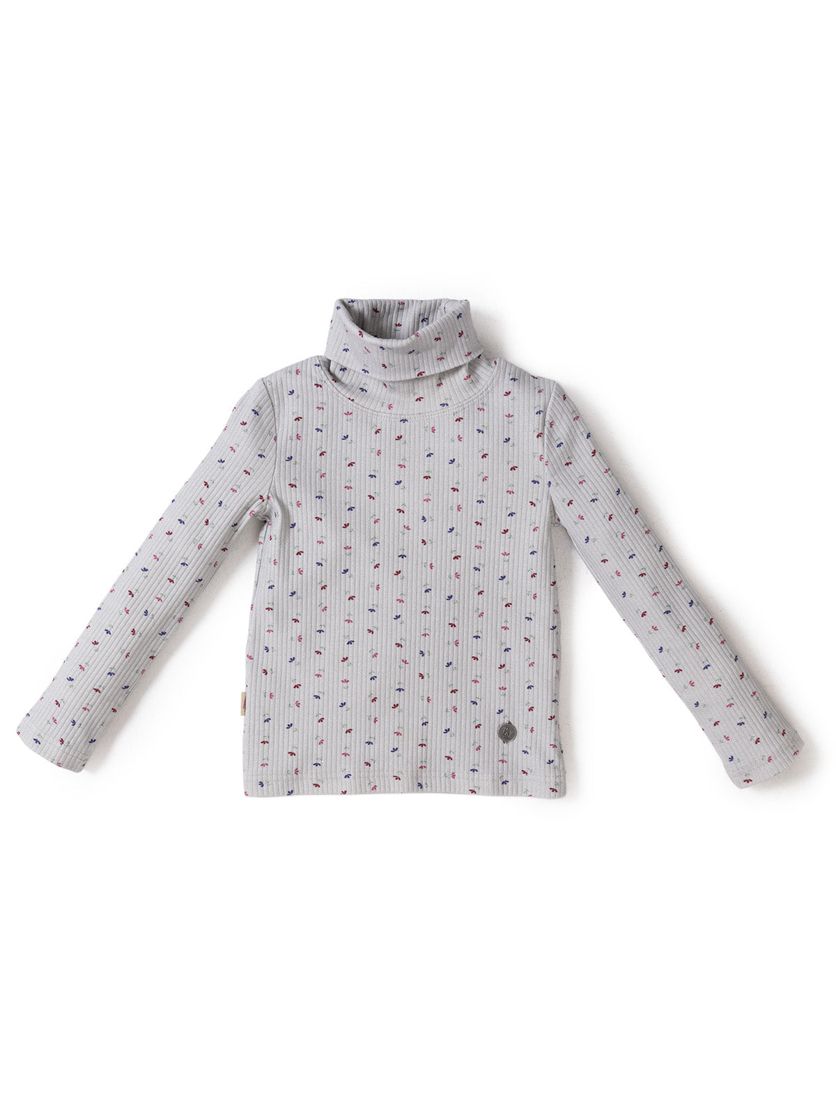 Polera Manga Larga Aster Niña Gris