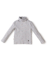 Polera Manga Larga Aster Niña Gris
