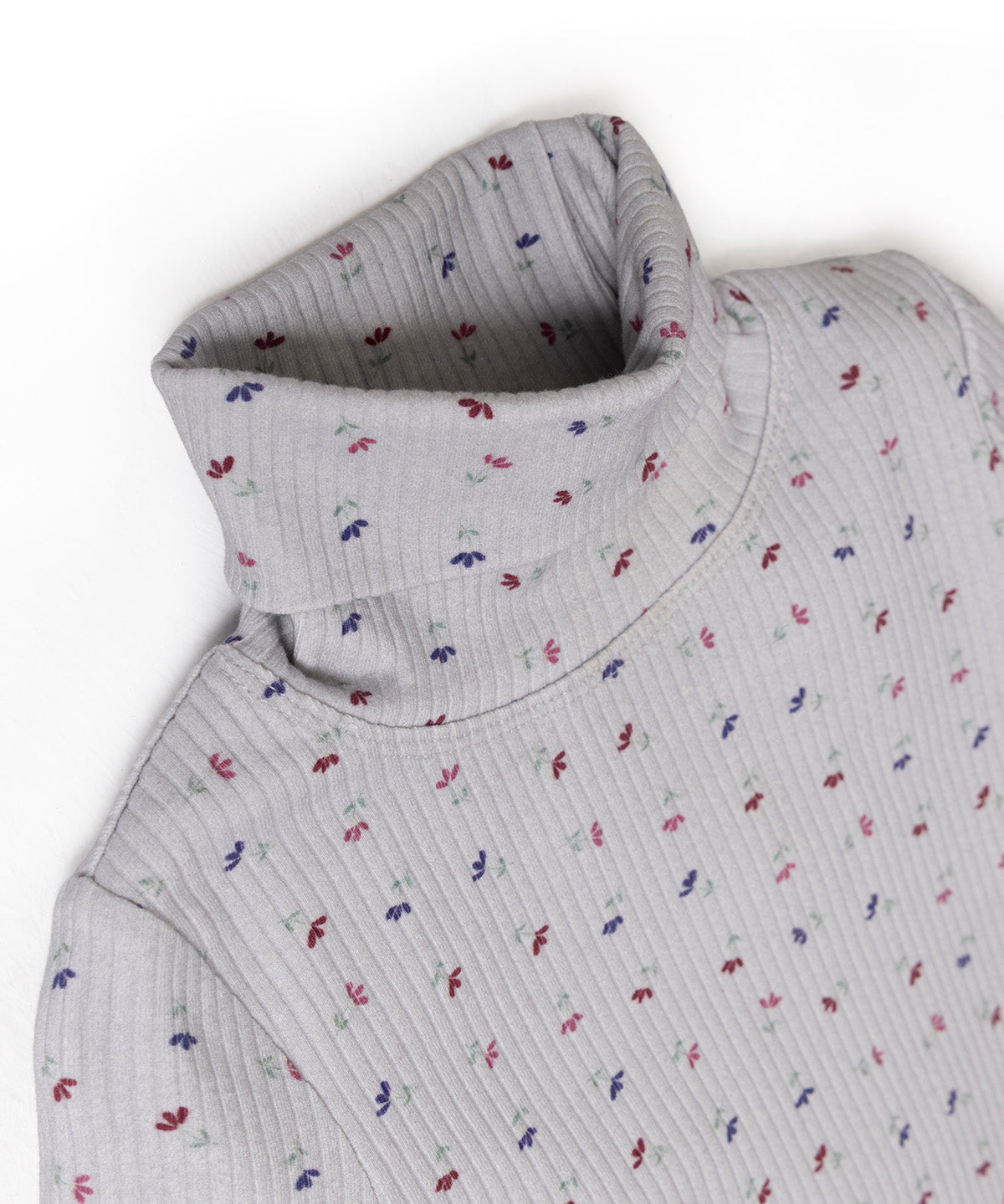 Polera Manga Larga Aster Niña Gris