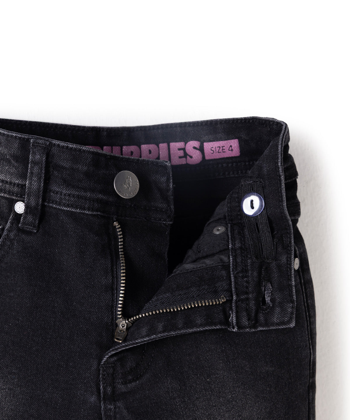 Jeans Lulú Niña Black Denim