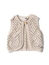 Chaleco sin mangas Niña BLOOM Beige