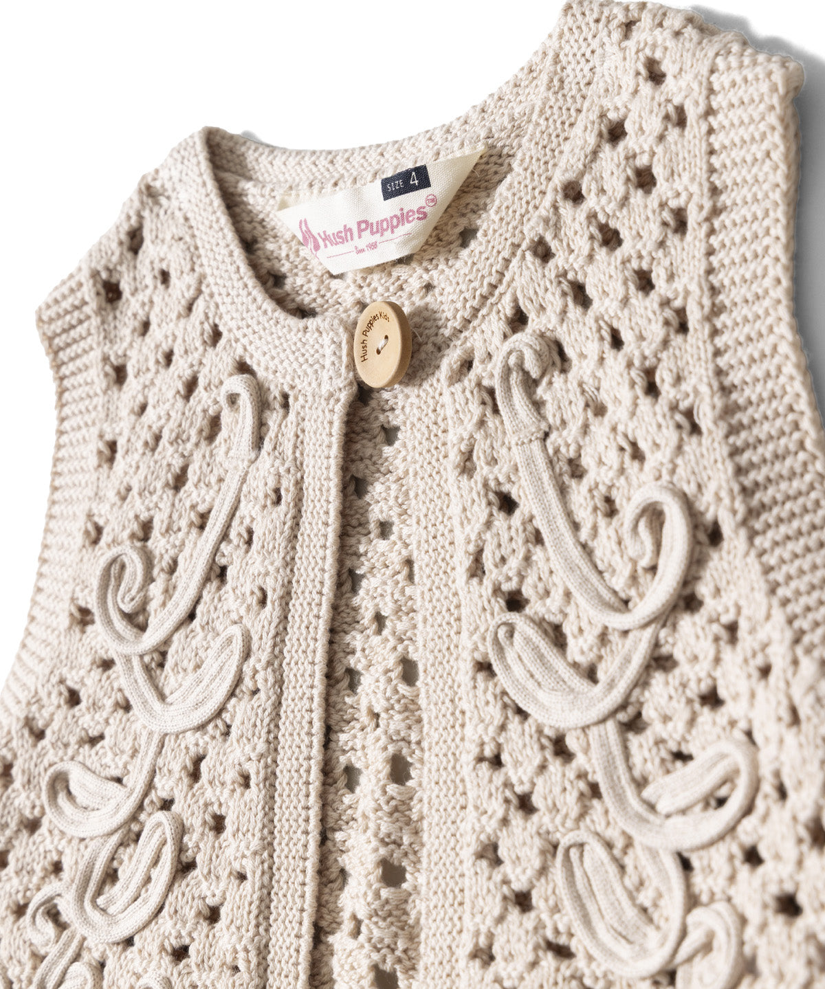 Chaleco sin mangas Niña BLOOM Beige