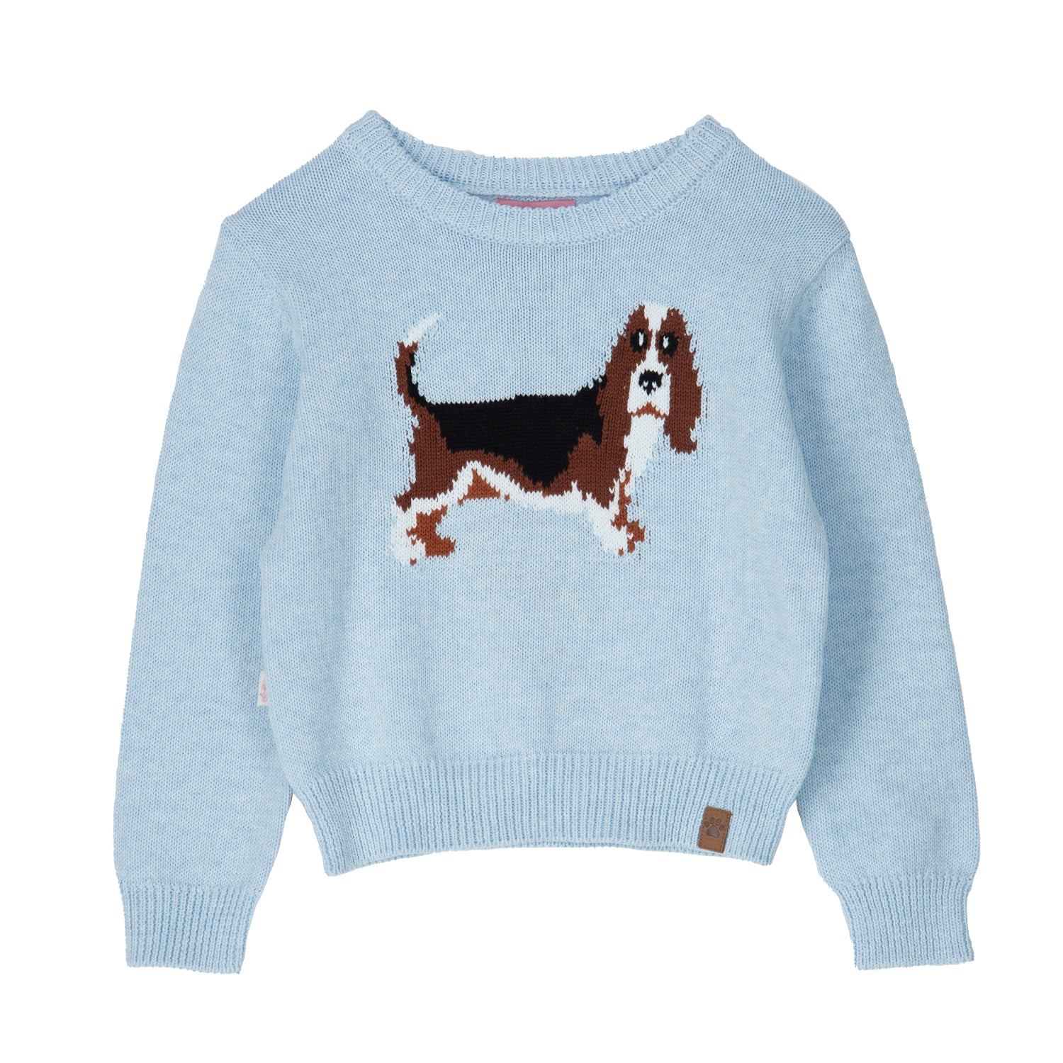 Chaleco Niña Basset Celeste