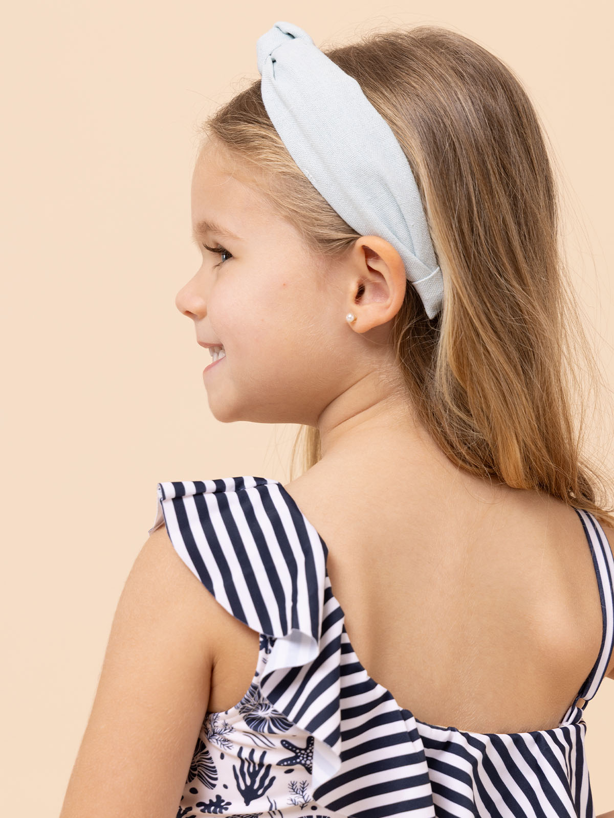 Traje De Baño Niña Vittoria Azul