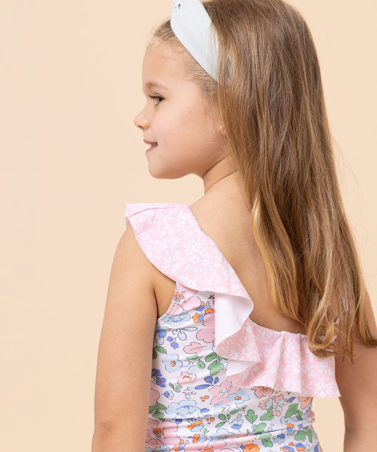 Traje De Baño Niña Vittoria Rosado