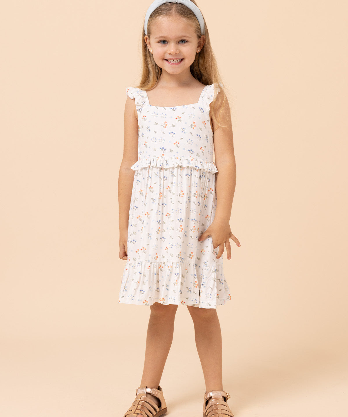 Vestido Niña Amelia Blanco