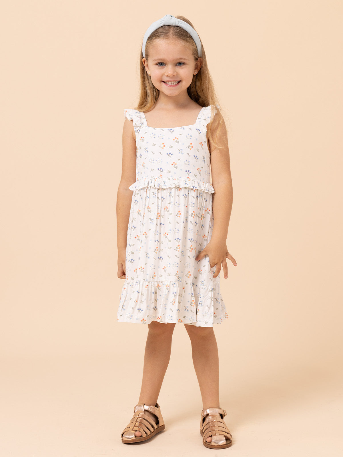 Vestido Niña Amelia Blanco