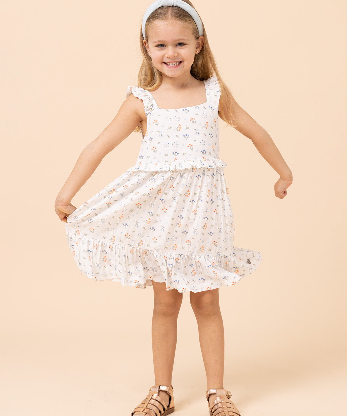 Vestido Niña Amelia Blanco