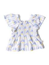 Blusa Niña Luz Celeste