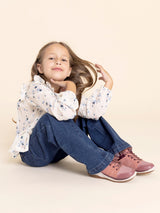 Zapatilla Cuero Niña Moveland Rosado