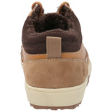 Zapatilla Cuero Niño Slalom Low Café