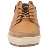 Zapatilla Cuero Niño Slalom Low Café