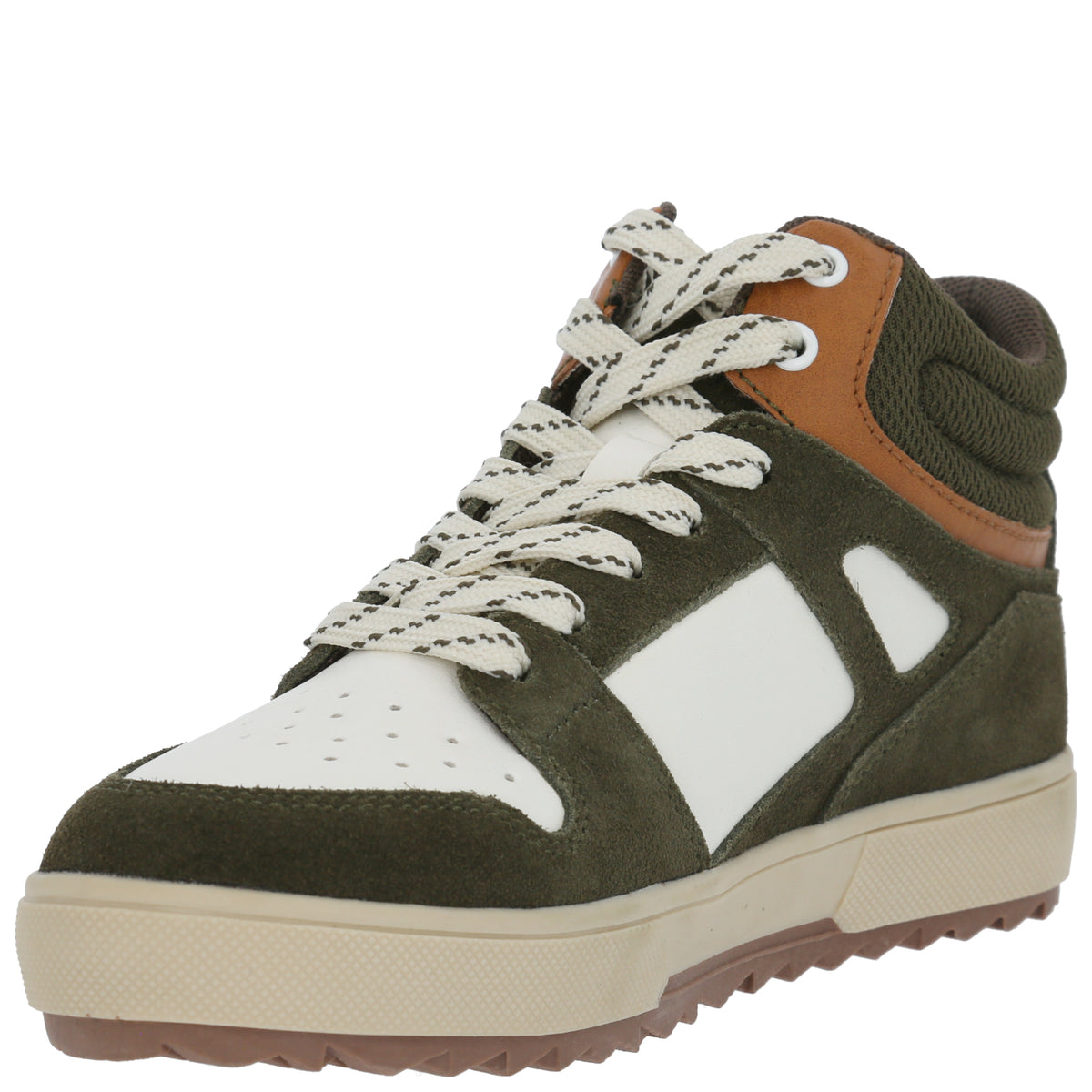 Zapatilla Cuero Niño Moslo Café