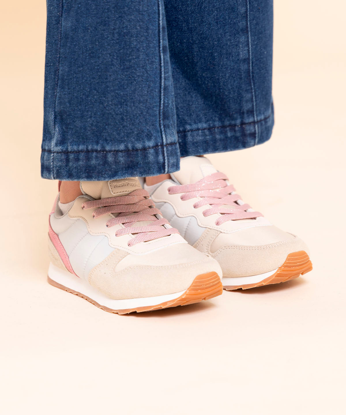 Zapatilla Niña Janet-K Beige