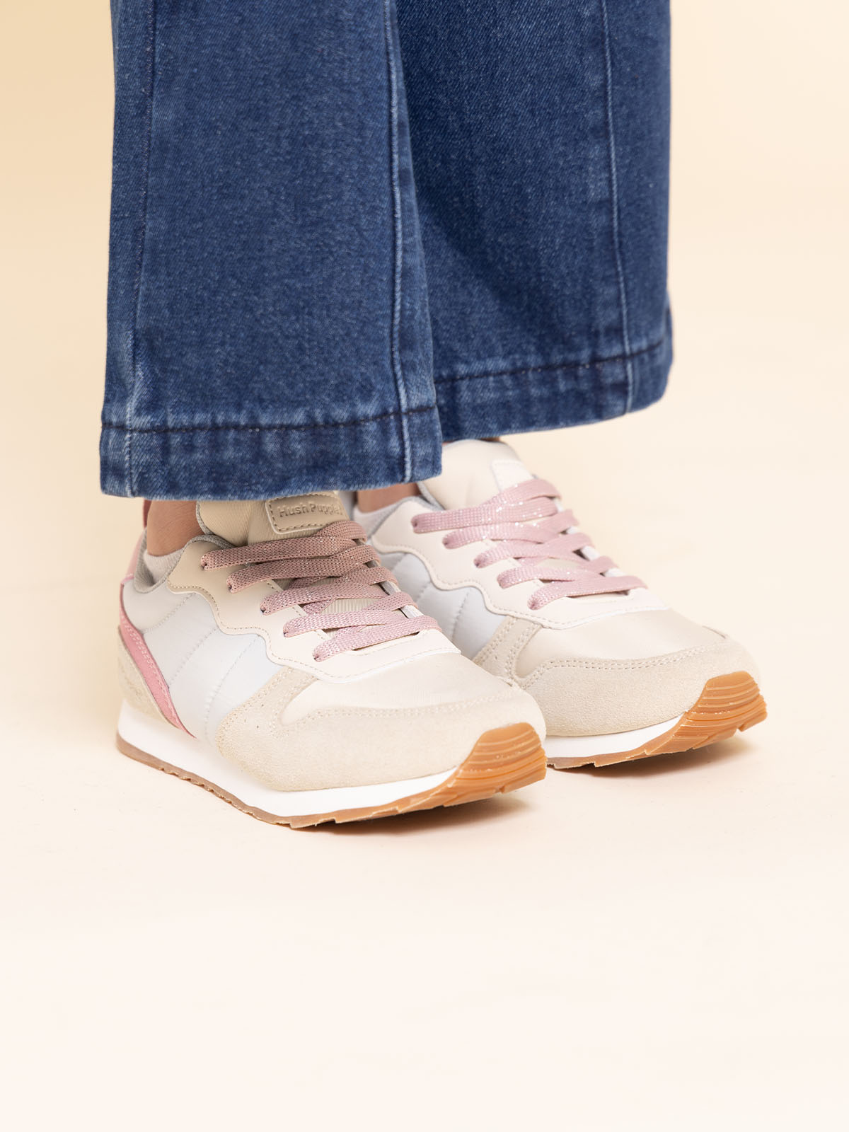 Zapatilla Niña Janet-K Beige