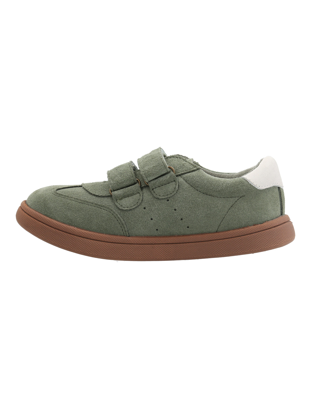 Zapatilla Cuero Niño Clara-K Verde