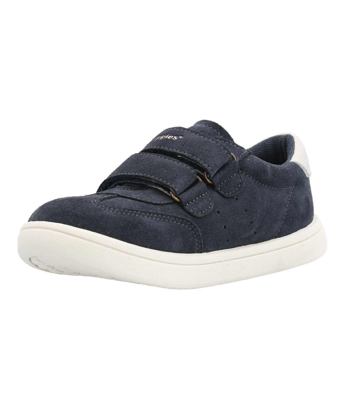 Zapatilla Cuero Niño Clara-K Azul