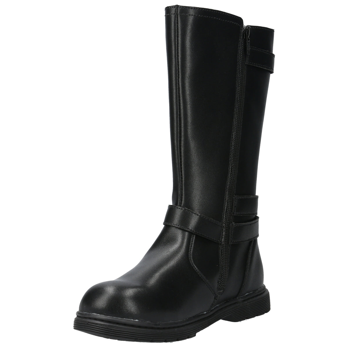Bota Cuero Niña Lynox  Negro