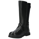 Bota Cuero Niña Lynox  Negro