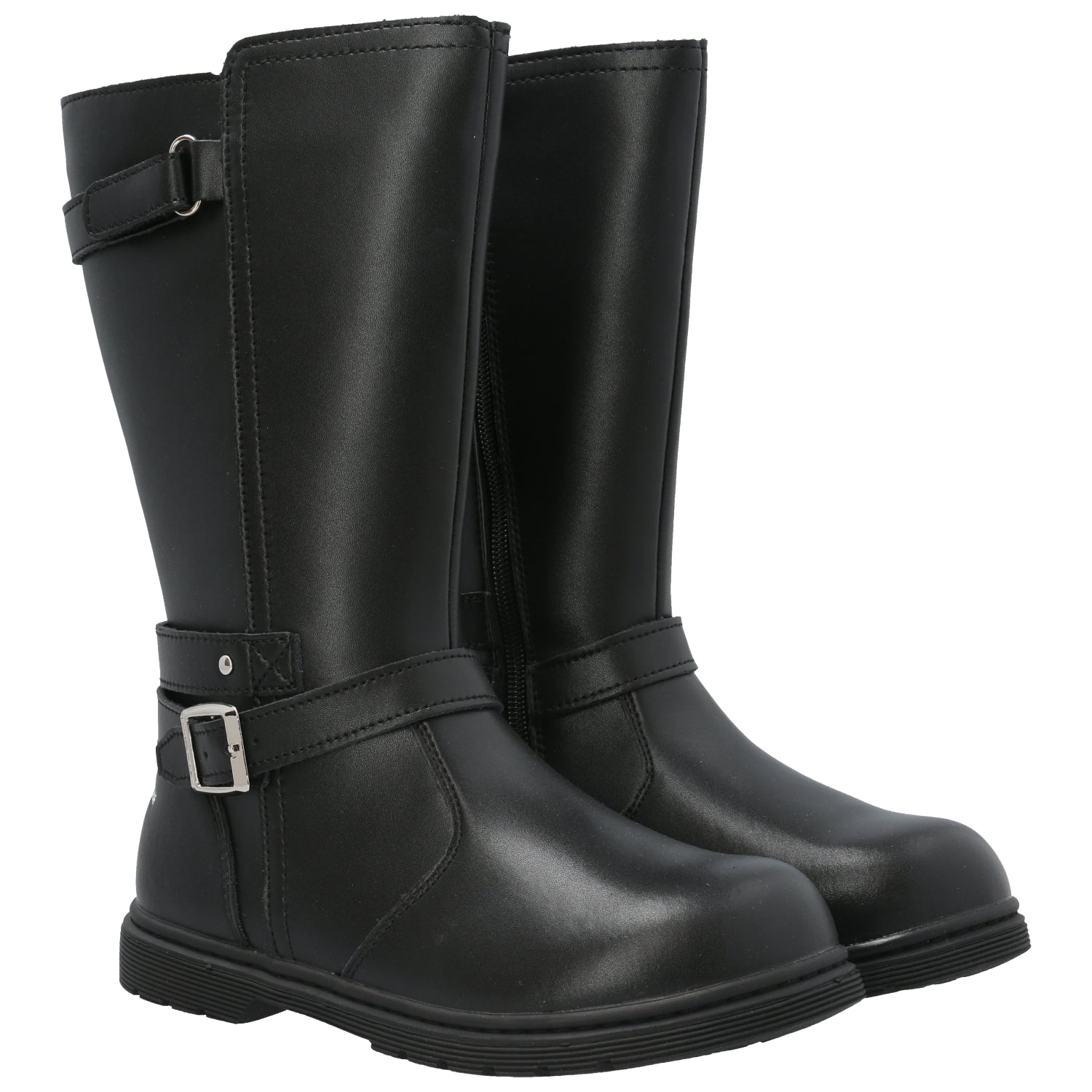 Bota Cuero Niña Lynox  Negro