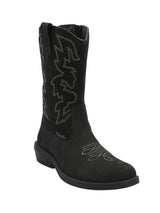 Bota Cuero Niña New Texas Negro