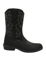 Bota Cuero Niña New Texas Negro