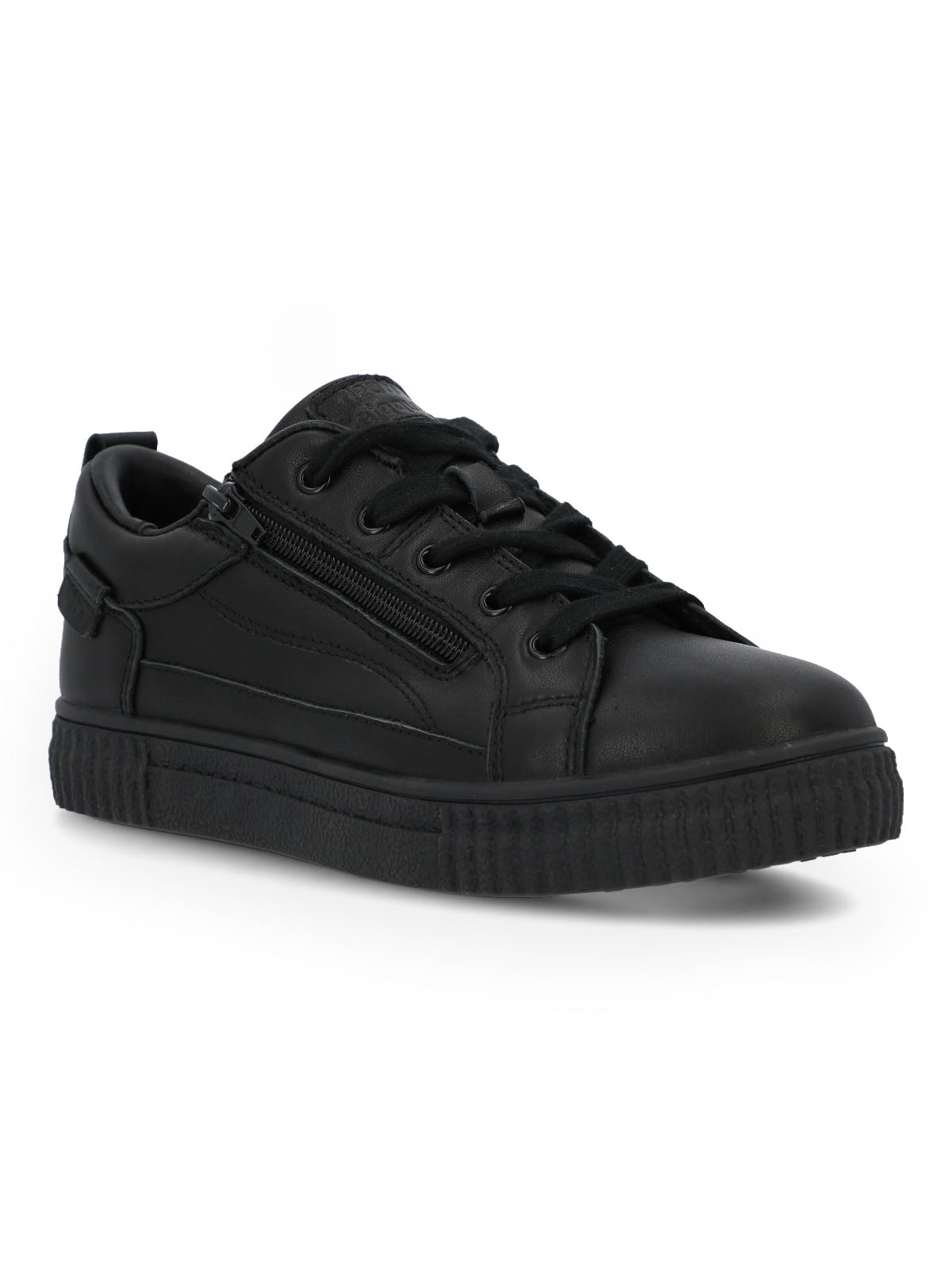Zapatilla Escolar Niño Akita Negro
