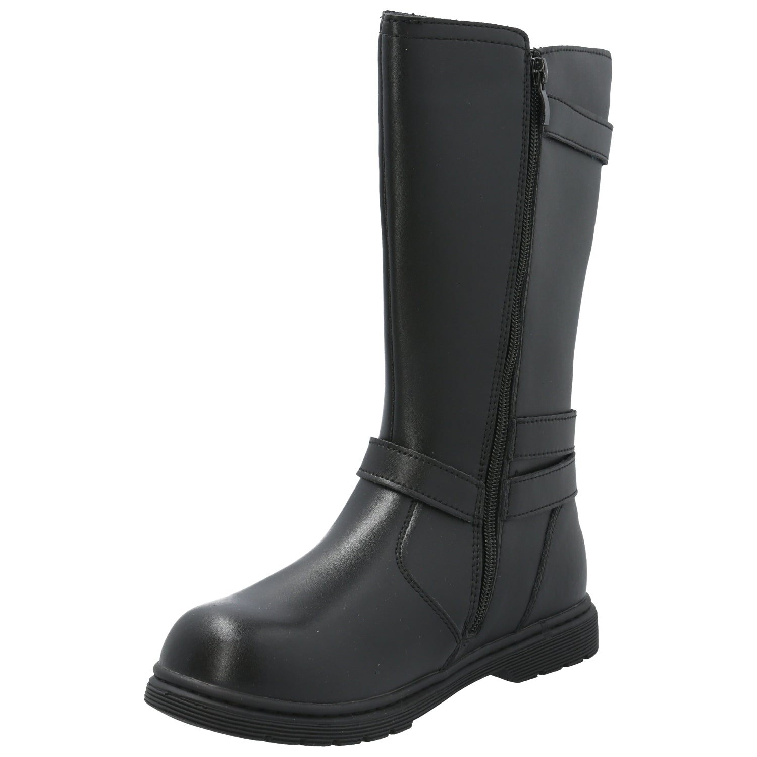 Bota Cuero Niña Lynox  Negro