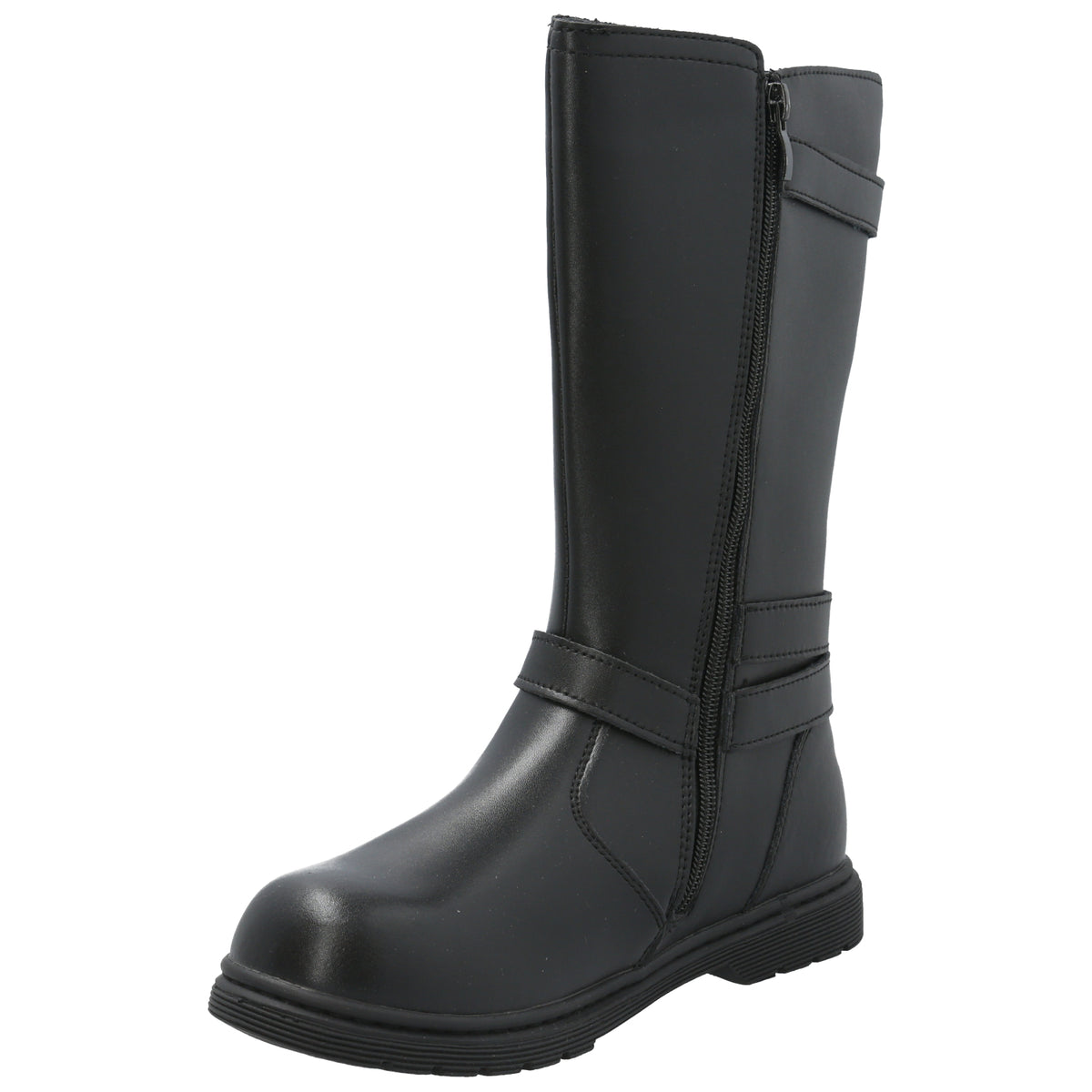 Bota Cuero Niña Lynox  Negro