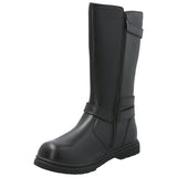 Bota Cuero Niña Lynox  Negro