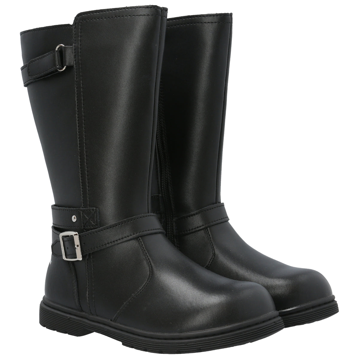Bota Cuero Niña Lynox  Negro