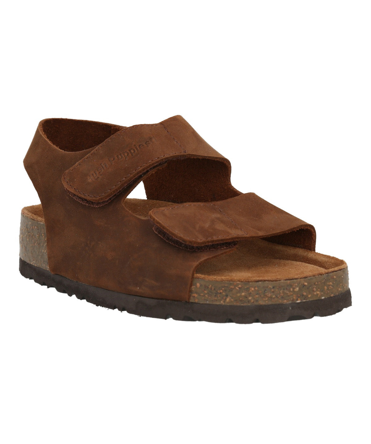 Sandalia Niño Caleb Café Hush Puppies Kids
