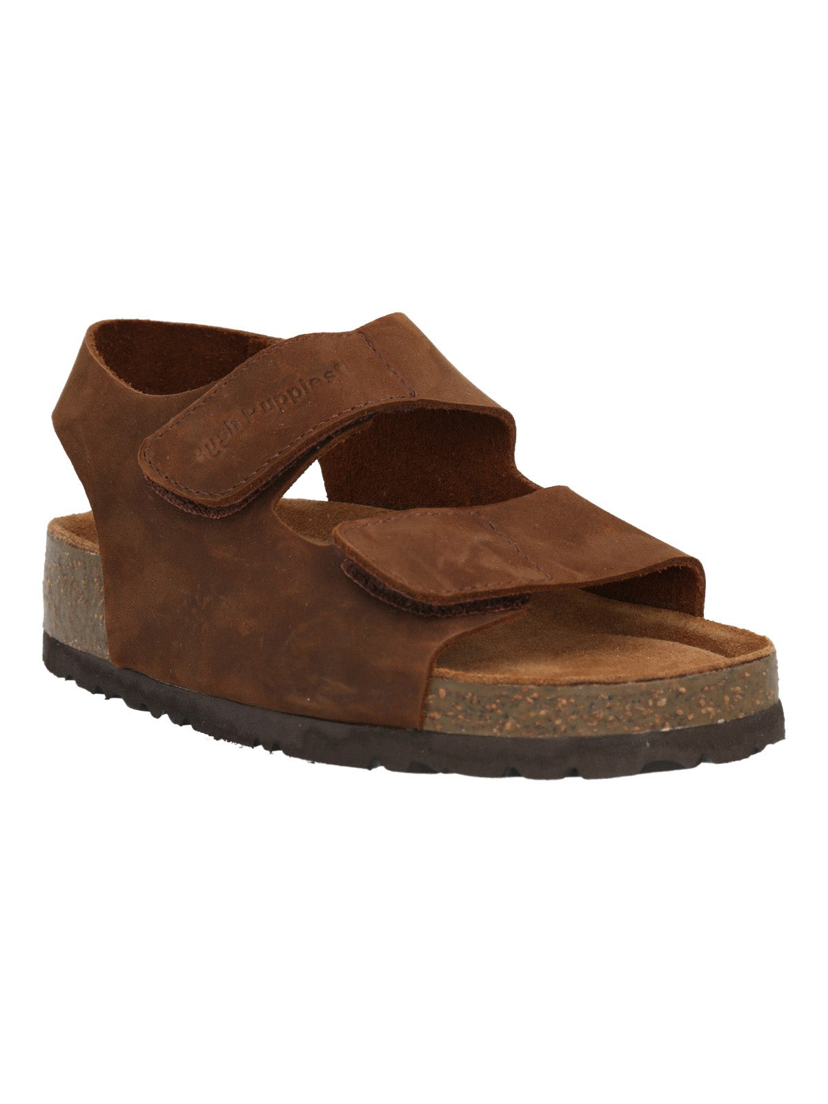 Sandalia Niño Caleb Café Hush Puppies Kids