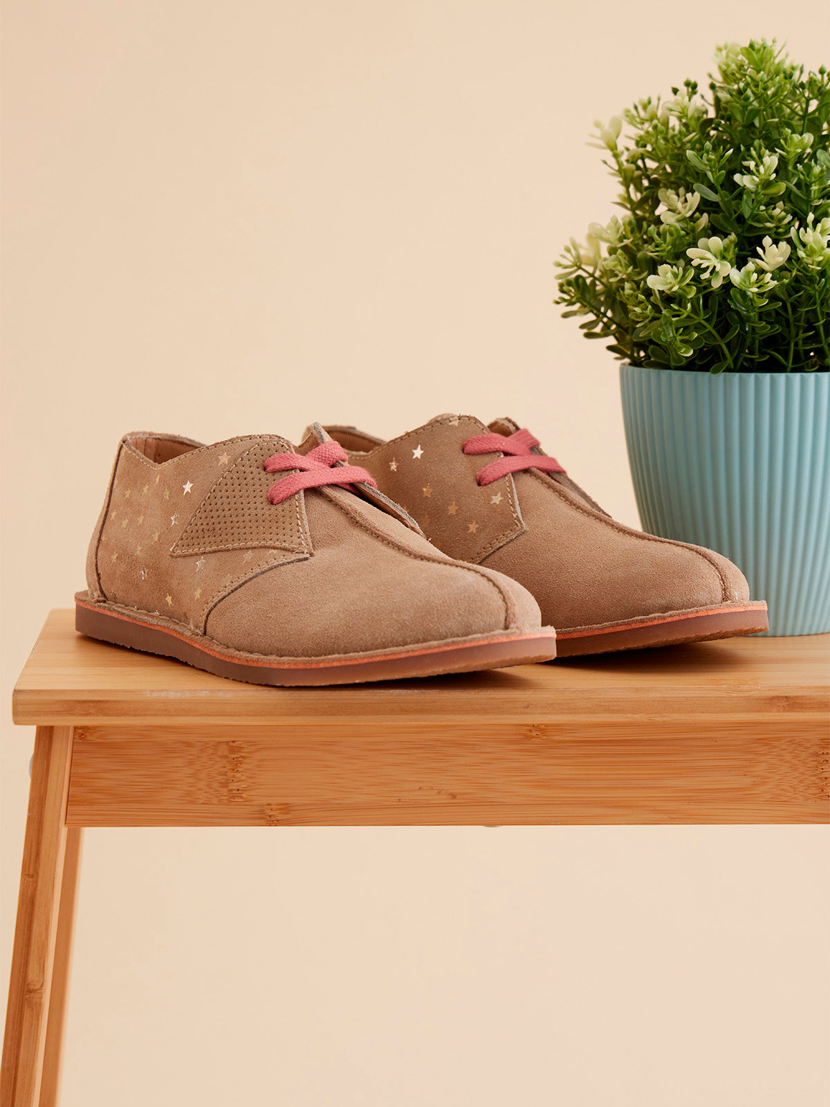 Zapato Cuero Niña Lynton Beige