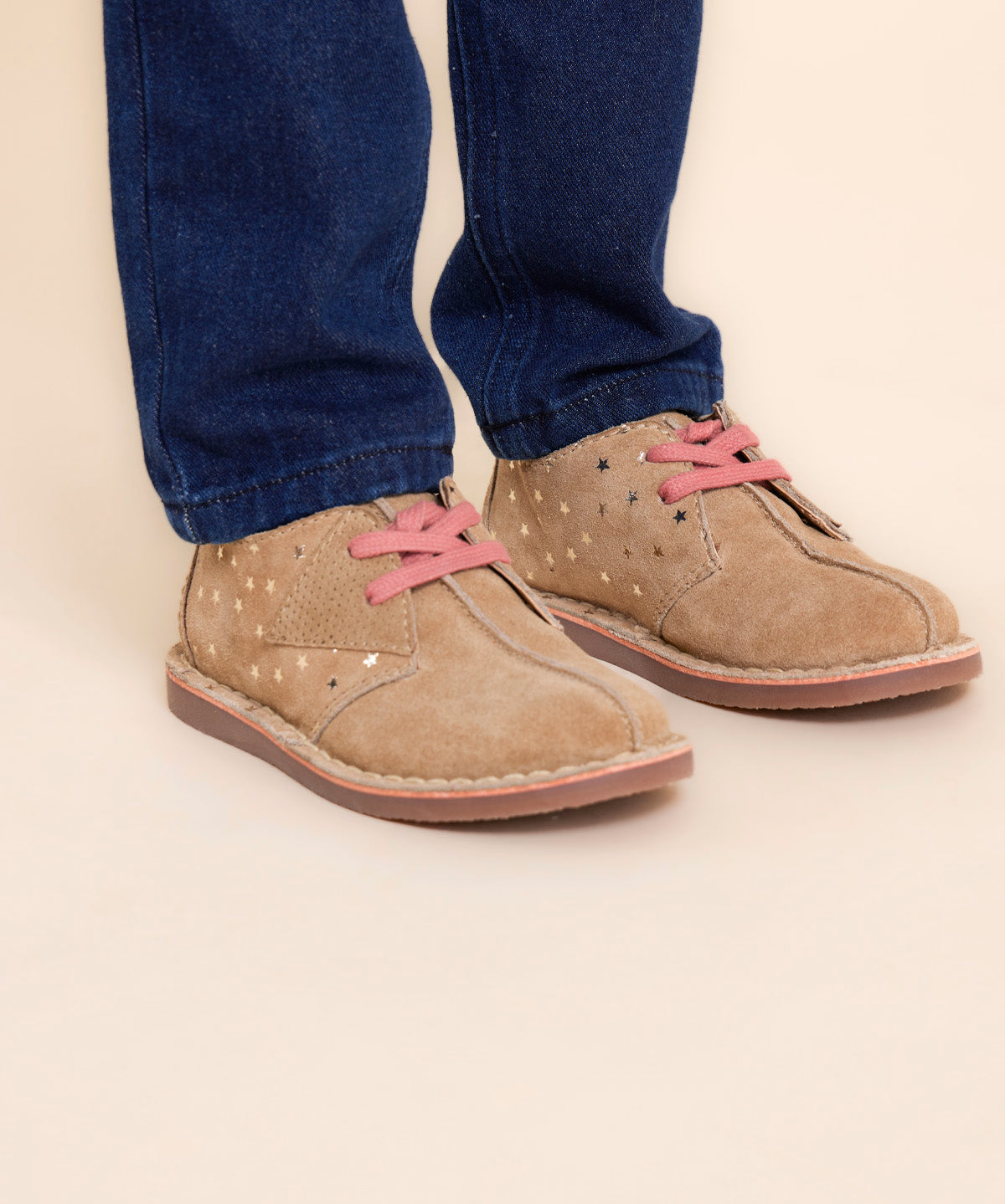 Zapato Cuero Niña Lynton Beige