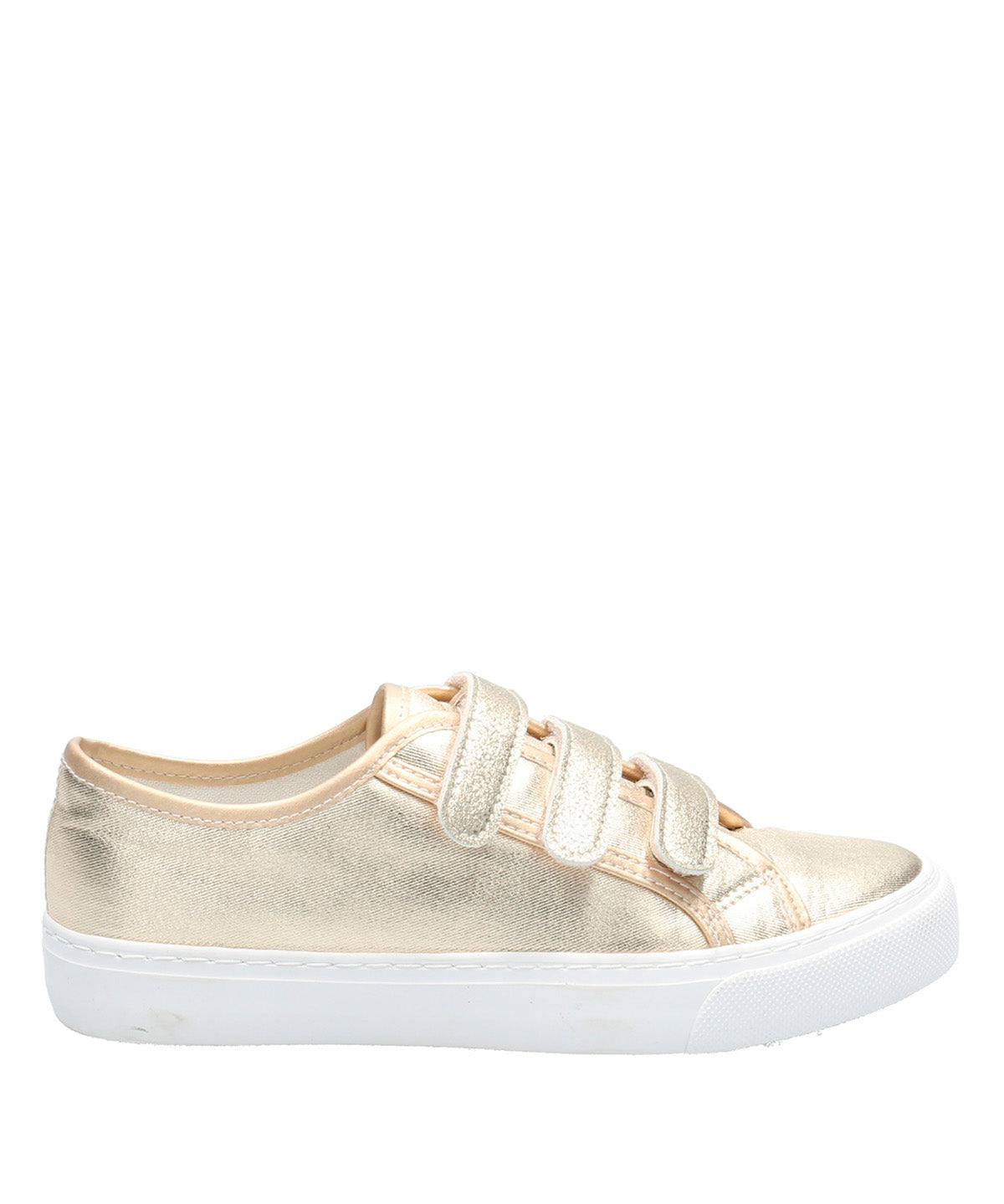 Zapatilla Niña Lia Velcro Metalizado