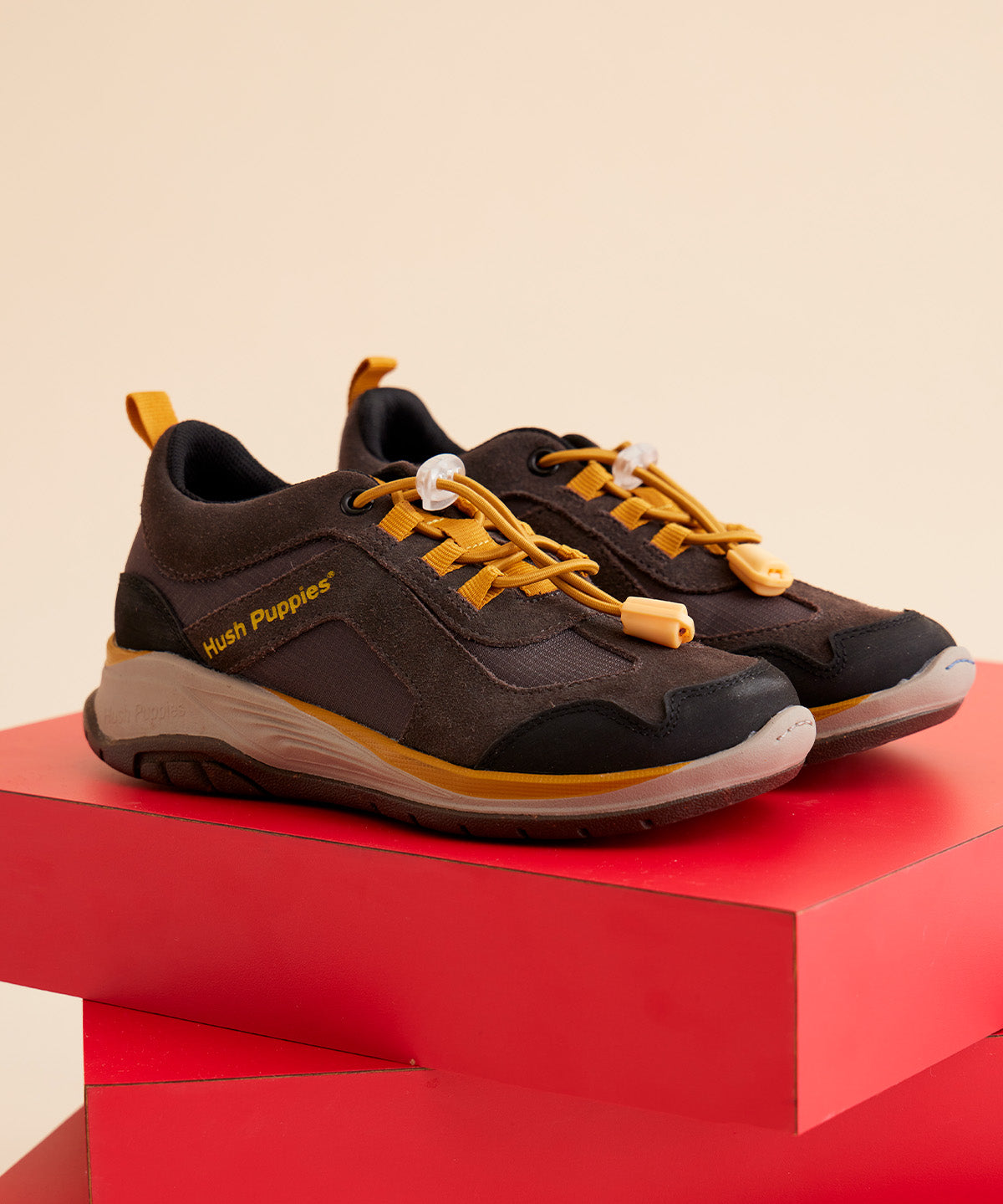 Zapatilla Niño Fastland Negro Hush Puppies Kids