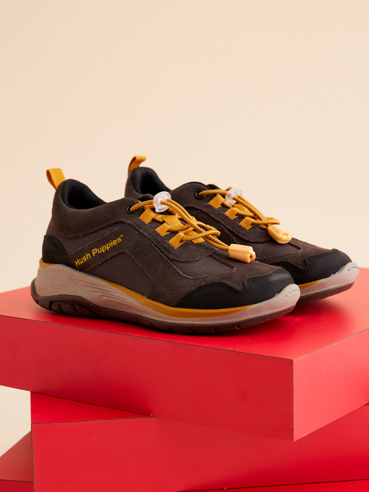 Zapatilla Niño Fastland Negro Hush Puppies Kids