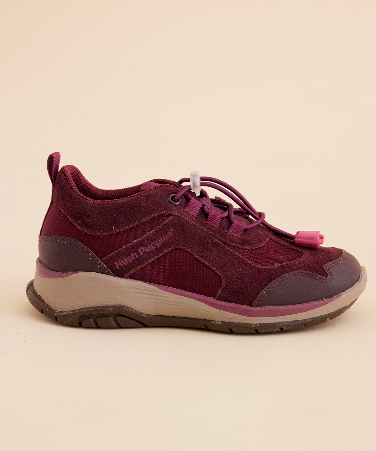 Zapatilla Cuero Niña Fastland Morado