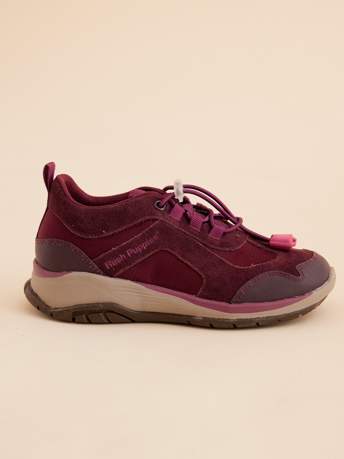 Zapatilla Cuero Niña Fastland Morado