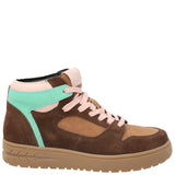 Zapatilla Cuero Niña Silverwood Café