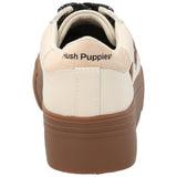 Zapatilla Cuero Niña Quens Beige
