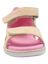 Sandalia Cuero Niña Moonlight Beige