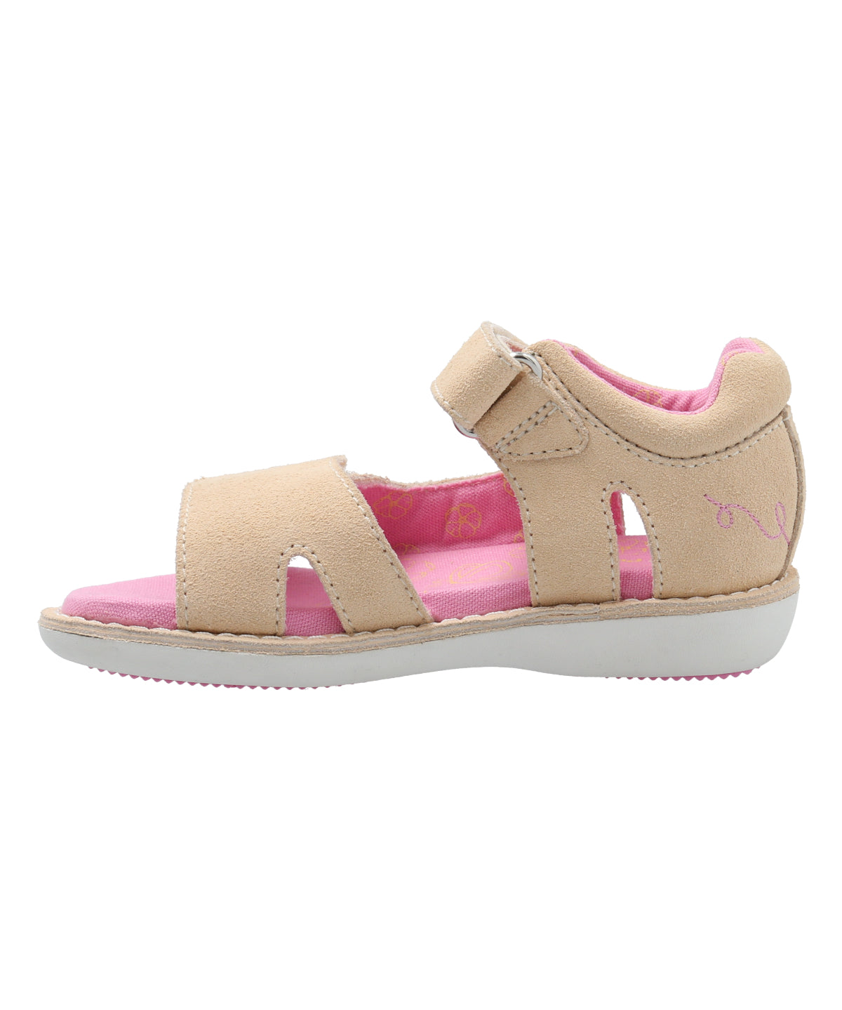 Sandalia Cuero Niña Moonlight Beige