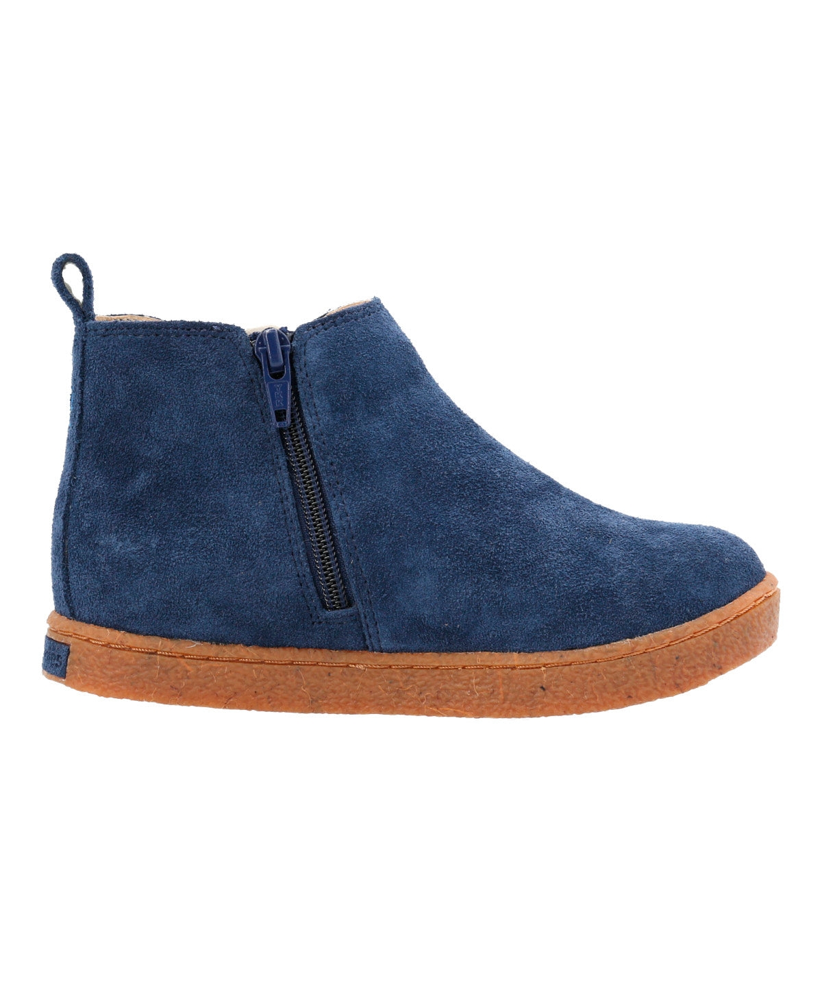 Botín Gamuza Niño Piombino Azul