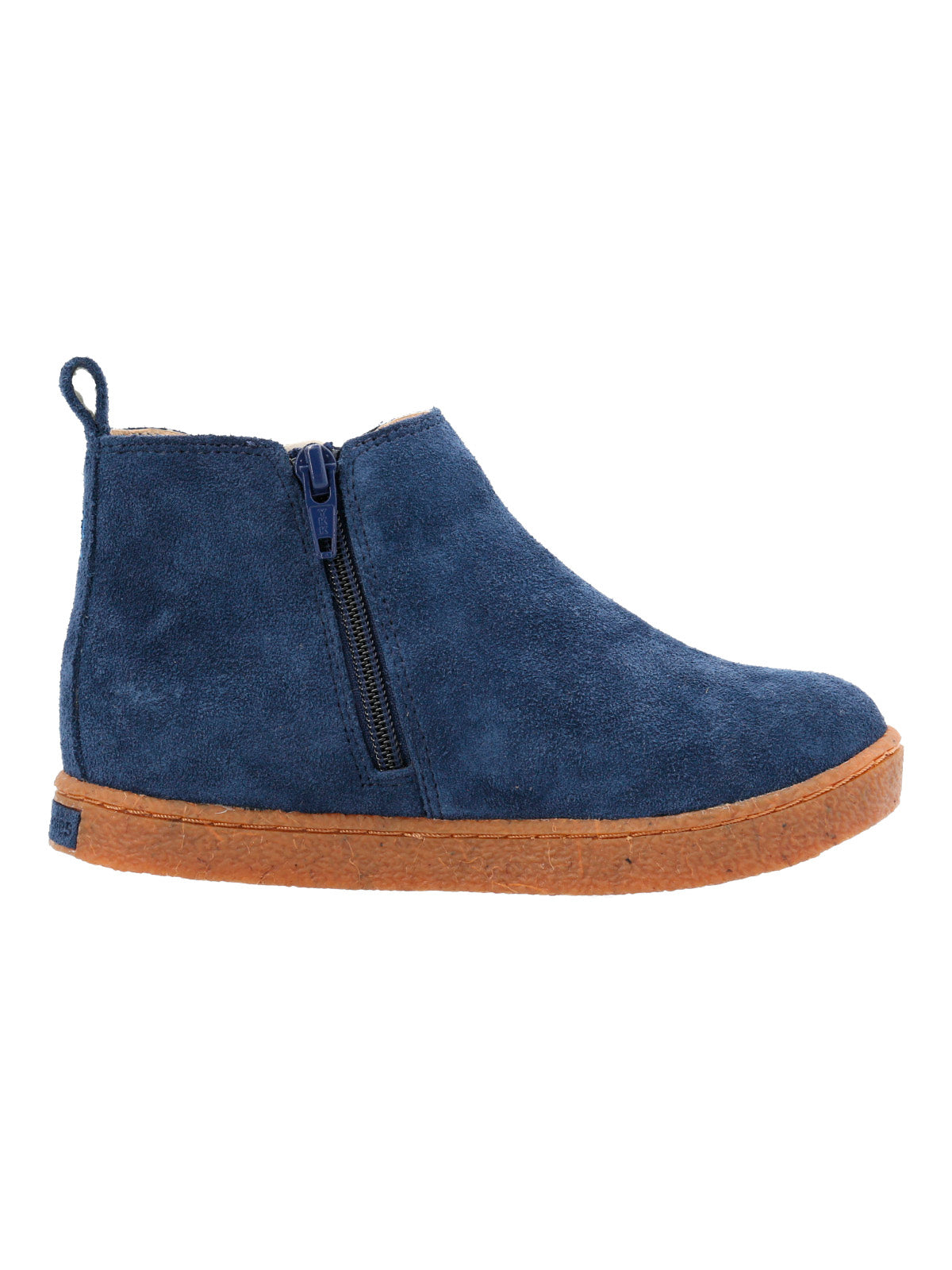 Botín Gamuza Niño Piombino Azul