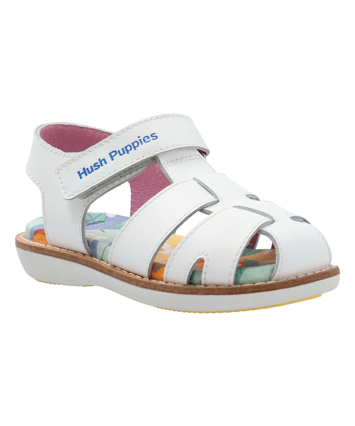 Sandalia Cuero Niña Penny Blanca